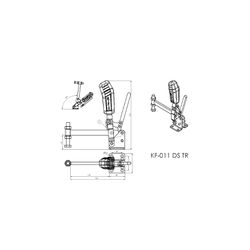 Grampo de Aperto Rápido Vertical KIFIX KF011 DS TR... - Kifix Grampos de Fixação