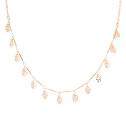 Choker Folha - 105837F - KIJOI SEMIJOIAS FINAS