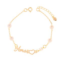Pulseira Amor - KIJOI SEMIJOIAS FINAS