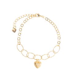 Pulseira Coração Argola - KIJOI SEMIJOIAS FINAS