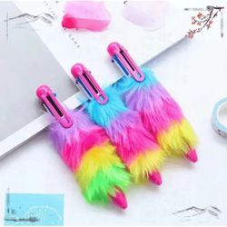Caneta Pelúcia Rainbow - 6543406 - Kitsune kawaii store