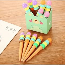 Caneta sorvete 4 bolas - 6543528 - Kitsune kawaii store
