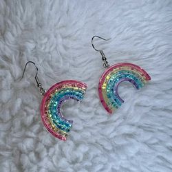 Brinco shining rainbow - 6552067 - Kitsune kawaii store