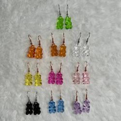 Brincos ursinhos balinha de goma Rainbow - 6552055 - Kitsune kawaii store