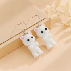 Brinco gatinho com pelinho camurça - 6731656 - Kitsune kawaii store