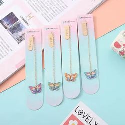 Marcador de páginas borboleta dourada - 6830696 - Kitsune kawaii store