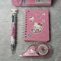 Conjunto de papelaria hello kitty holográfico - 8... - Kitsune kawaii store