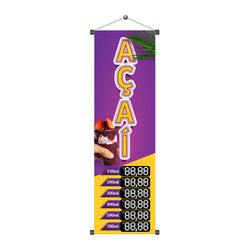 Banner Açaí Preços mod1 - BAÇ3-03 - KRadesivos 