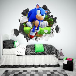 Adesivo Parede Sonic Mod.1