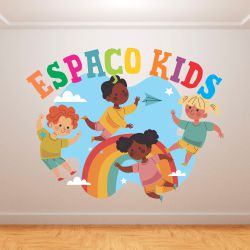Adesivo Parede Espaço Kids - esp-02 - KRadesivos 
