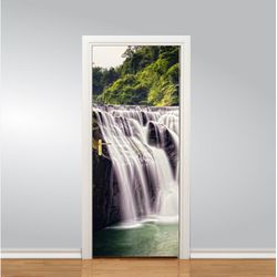 Adesivo de Porta Cachoeira mod6 - ADE011 - KRadesivos 