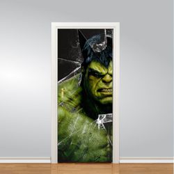 Adesivo de Porta Hulk mod1 - ADE047 - KRadesivos 