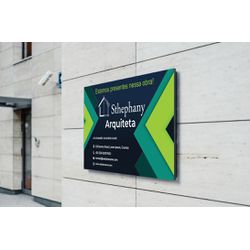 PLACA ARQUITETA 50X70 - 2067 - KRadesivos 