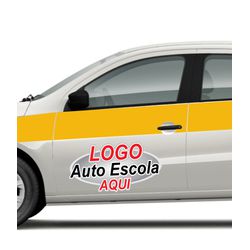 Adesivo Auto Escola Logo - AAE03 - KRadesivos 