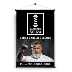 Banner barbearia mod.2047 - mod.2047 - KRadesivos 