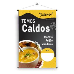 Banner caldo mod.1301 - B/CAL02 - KRadesivos 