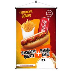 Banner Hot Dog - HD009 - KRadesivos 