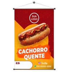 Banner Hot Dog - HD01 - KRadesivos 
