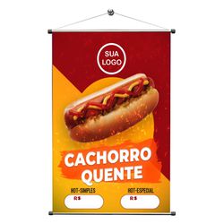 Banner Hot Dog Tabela de Preço - HD005 - KRadesivos 