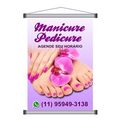 Banner Manicure - 1001 - KRadesivos 