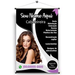 Banner salão de beleza - SAL/01 - KRadesivos 