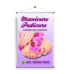 Banner manicure pedicure mod.59 - SAL/59 - KRadesivos 
