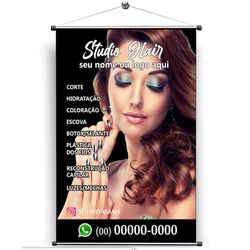 Banner salão de beleza mod.25 - SAL/25 - KRadesivos 