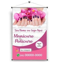 Banner manicure pedicure mod.51 - SAL/51 - KRadesivos 