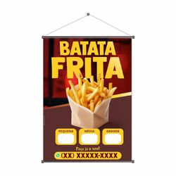 Banner Batata Frita - BBF-73 - KRadesivos 