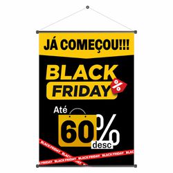 Banner Black Friday 60% desconto Copia - BNF-07 - KRadesivos 