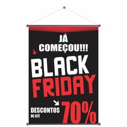 Banner Black Friday Descontos de até 70% - BNF-10 - KRadesivos 