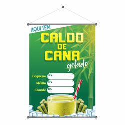 Banner Caldo de Cana Gelado - BCN-02 - KRadesivos 