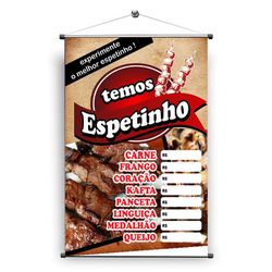 Banner Espetinho - BAN001 - KRadesivos 