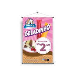 Banner temos Geladinho - BAN/35 - KRadesivos 