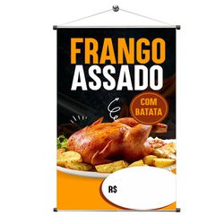 Banner Frango Assado - BFA10 - KRadesivos 