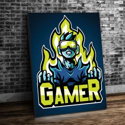 Placa MDF Decorativo Tema GAME - PDG-11 - KRadesivos 