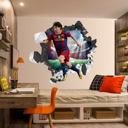 Adesivo Parede Decorativo LIONEL MESSI - ADP-MS2 - KRadesivos 