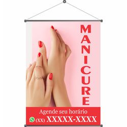 Banner Manicure mod.1 - BM7-02 - KRadesivos 