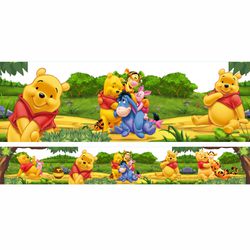 Faixa Adesiva Decorativa Tema Ursinho Pooh - UP01 - KRadesivos 