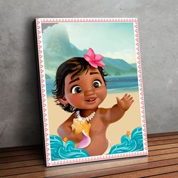 Placa MDF Decorativo Tema Moana - MDF-MA05 - KRadesivos 