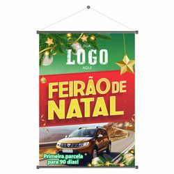 Banner Feirão de Natal (Automóveis) - BNT-04 - KRadesivos 