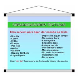 Banner Pedagógico Organizadores Textuais - PED/26 - KRadesivos 