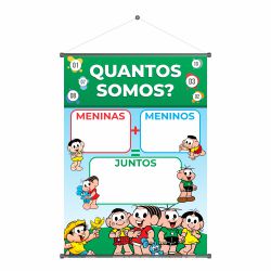 Banner Pedagógico Quantos Somos - bqt-01 - KRadesivos 