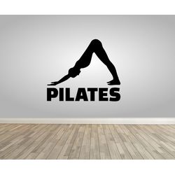 Adesivo Parede Pilates - 10004 - KRadesivos 
