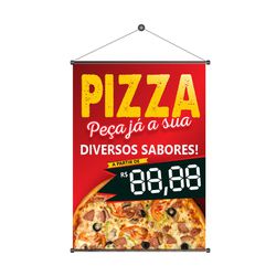 Banner Pizza mod.1 - BP7-02 - KRadesivos 