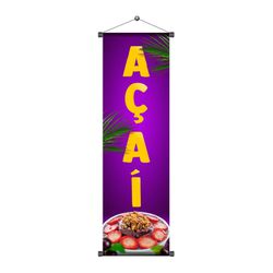 Banner Açaí mod1 - BAÇ3-01 - KRadesivos 
