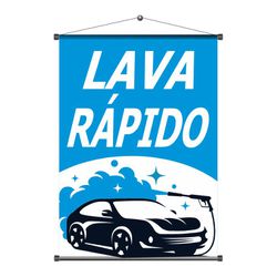 Banner Lava Rápido mod.1 - MLJ7-03 - KRadesivos 