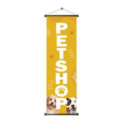 Banner Pet Shop mod1 - BP3-01a - KRadesivos 