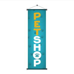 Banner Pet Shop mod1 - BP3-02 - KRadesivos 