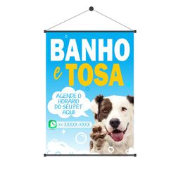Banner Pet Shop mod.1 - BPS7-04 - KRadesivos 